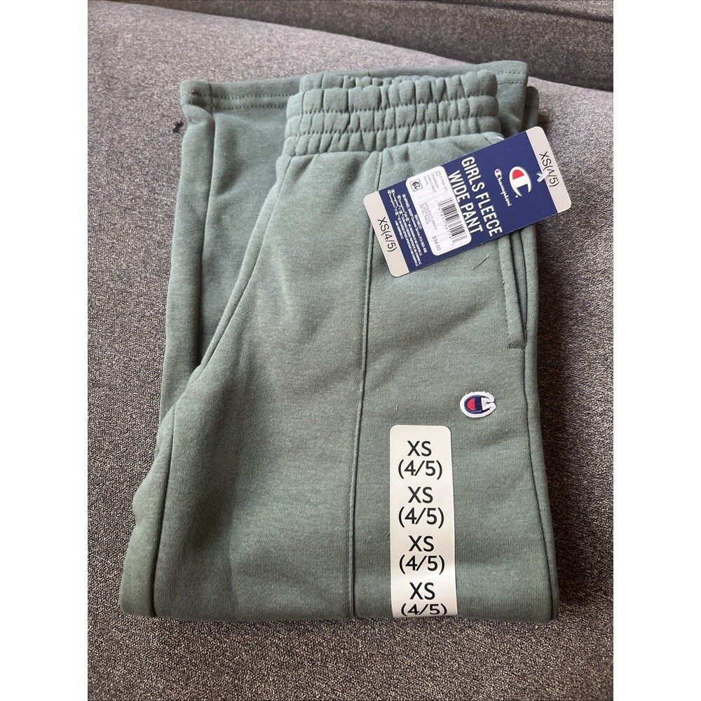 4/5 New Champion Girl's Soft Fleece Graphic Logo Jogger